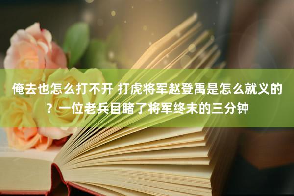 俺去也怎么打不开 打虎将军赵登禹是怎么就义的？一位老兵目睹了将军终末的三分钟